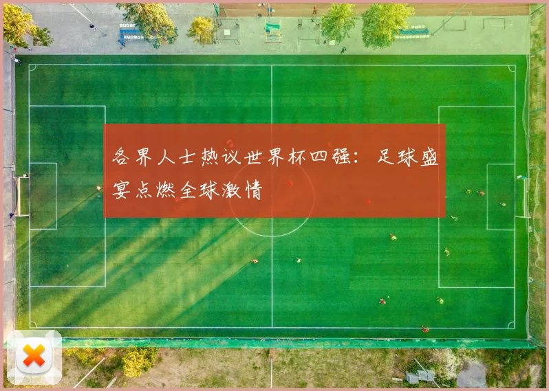 各界人士热议世界杯四强:足球盛宴点燃全球激情